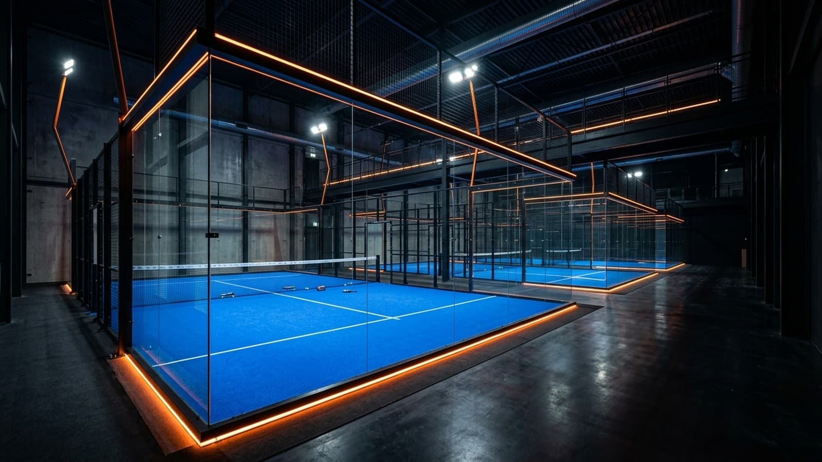 Inside VOLT Padel & Squash Club